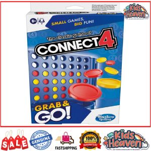 Connect 4 Hasbro Gaming - Classic / Grab and Go Game (100.0% Original)