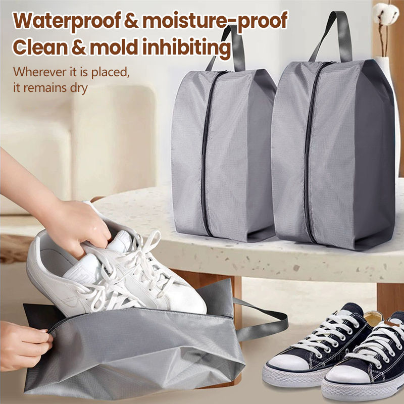 Sac de rangement pour chaussures pliable et étanche, pochette de rangement portable pour chaussures de sport et de voyage
_voghion.com