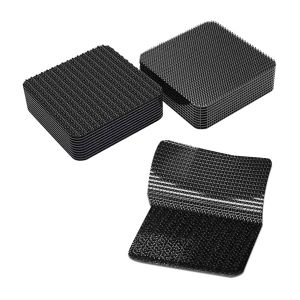 10pcs Universal Car Carpet Sticker Carpet Fixing Sticker Carpet Invisible Tape Hook and Loop Tape Home Foot Mats Sticker