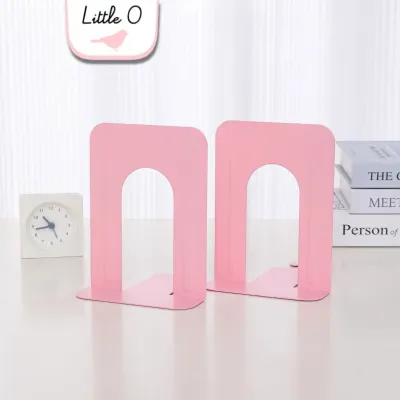 LITTLE O NEW Pastel Metal Bookstand Penahan Buku Berbahan Besi Anti Karat Pembatas Buku Book Holder Penyangga Buku