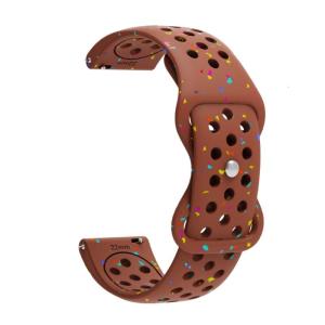 Silicone Bracelets Replacement Straps Flexible Wristband for Watch 18mm/20mm/22mm Quick Release Breathable Straps