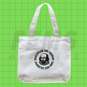 ToteBag Kanvas Motif Shakespeare Fashion Landscape Kekinian Dilengkapi Resleting