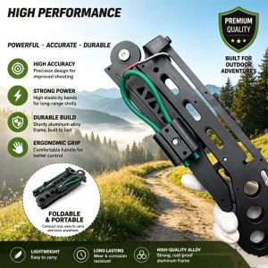 COD Adult oversized folding slingshot radish knife high-precision portable outdoor competition version outdoor sports radish knife