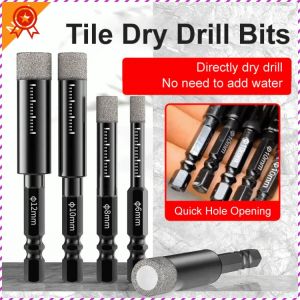 Drilling Tool Convenience Impact Resistance Drill Bit Set Durable Full Porcelain Perforate Thickening