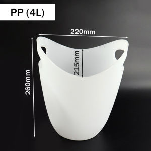 Ice Bucket Akrilik Wine Beer Acrylic Ice Bucket Ember Bir Es 4L Keranjang Serbaguna Keranjang Piknik Penyimpanan / Wine Beer Bucket Ice Tranpsarent / Ember Bir Es 4 Liter Bahan Acrylic