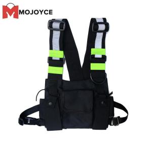 MOJOYCE Multi-function Waist Bag Men Women Vest Hip-Hop Street Travel Shoulder Pack