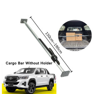 1x Adjustable Ratcheting Cargo Bar 1500mm-1900mm For 4x4 Truck Bed Pickup Rails