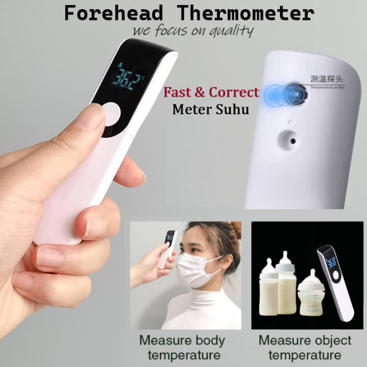 Contactless Infrared Thermometers Forehead Digital Electronics Kid Meter Suhu Bayi Baby Test Temperature Portable Small 温度计测量体温