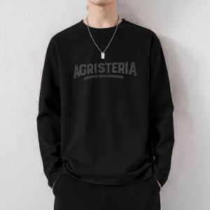Amspro - Atasan Embos Baju lengan panjang pria sweatshirt pria kaos lengan panjang pria Agrisus
