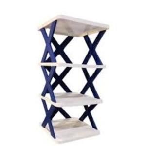 Rak Sepatu Silang X Shape 3 Susun  dan 4 susun Tempat Kotak Sepatu Premium