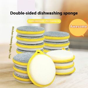 Miếng bọt biển vệ sinh bếp mạnh mẽ cho bát đĩa và nồi miếng cọ rửa hai mặt