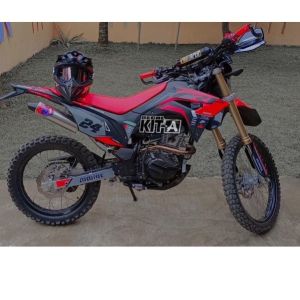 Decal Honda CRF 150L ROAD RACE SIMPLE MERAH ABU I2-284 I2-754 I2-950 I2-956