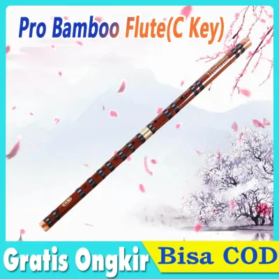 【Dikirim Dlm 24jam】 Kunci C Seruling Bambu Cina Dizi Flute Traditional Alat Musik