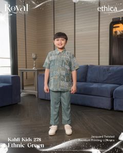 TERMURAH GAMIS SARIMBIT ETHICA ROYAL ETHNIC GREEN TERBARU KEKINIAN SPESIAL LEBARAN 2026 KONDANGAN HANGOUT