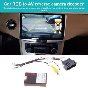 Stable Video Signal Converter for RCD510 RNS510 RNS315 Head Unit Solve Mirror Images Issue With Anti Interference Design