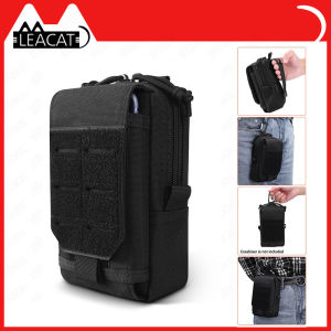 Leacat 1000D Waist Bag Outdoor Men EDC Tool Bag Vest Pack Purse Mobile Phone Bag Case
