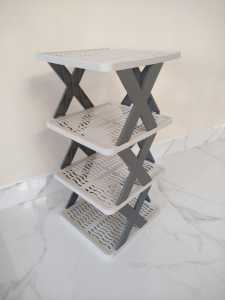 Rak Sepatu Susun Sepatu Model X - Rak Serbaguna