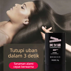 Stik Pewarna Rambut Lembut Menutupi Rambut Putih Lembut Tanpa Iritasi Pewarnaan Tambahan Praktis Warna Tahan Lama
