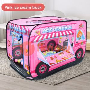 Car theme Play Tent Folding Playhouse Tent Indoor Outdoor Game Rooms Toy for Infants Boys and Girls,115cm*75cm*70cm(Does not contain ocean balls)