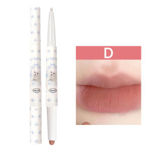 【COD】Lip Liner Double Head Lip Pensil Bibir Waterproof Lipstik Lip Liner Anti-lengket Natural Tahan Lama-💞Margot