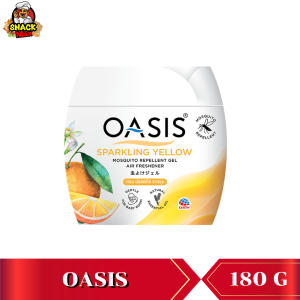OASIS Mosquito Repellent Gel Air Freshener 180g(1pcs) เจลไล่ยุง เจลปรับอากาศ 180 กรัม x1 ชิ้น