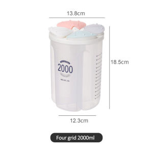 YHF Premium Moisture-Proof Kitchen Storage Container for Rice Grains Pasta & Condiments