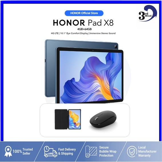 [NEW ARRIVAL] HONOR Pad X8 (64GB) 4G LTE Supported丨4GB RAM + 64GB ROM丨 ...