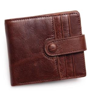 Men Wallets Genuine Leather Wallet For Credit Card Holder Zip Small Wallet Man Leather Wallet Short Slim Card Case