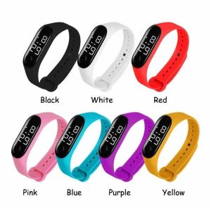 Sport Waterproof Touch Screen Watch LED Luminous Transparent Watch For Men and Women Electronic Watch