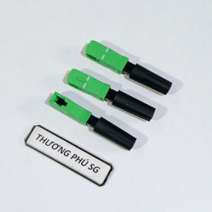 Đầu quang mạng SC / APC Xanh lá (Fast Connector Optical Fiber - Rệp quang mạng APC)