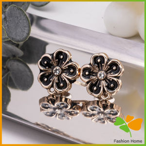 FASHION 1 ชิ้น รูปดอกไม้ ตะขอร่นกางเกง หัวเข็มขัดเอว สไตล์ใหม่ หัวเข็มขัดตกแต่งเอว Fashion Pins