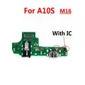 For Samsung Galaxy A10s A107F M15 M16 Charging Port USB Charger Dock Board Flex with IC Support Fast Charging. 