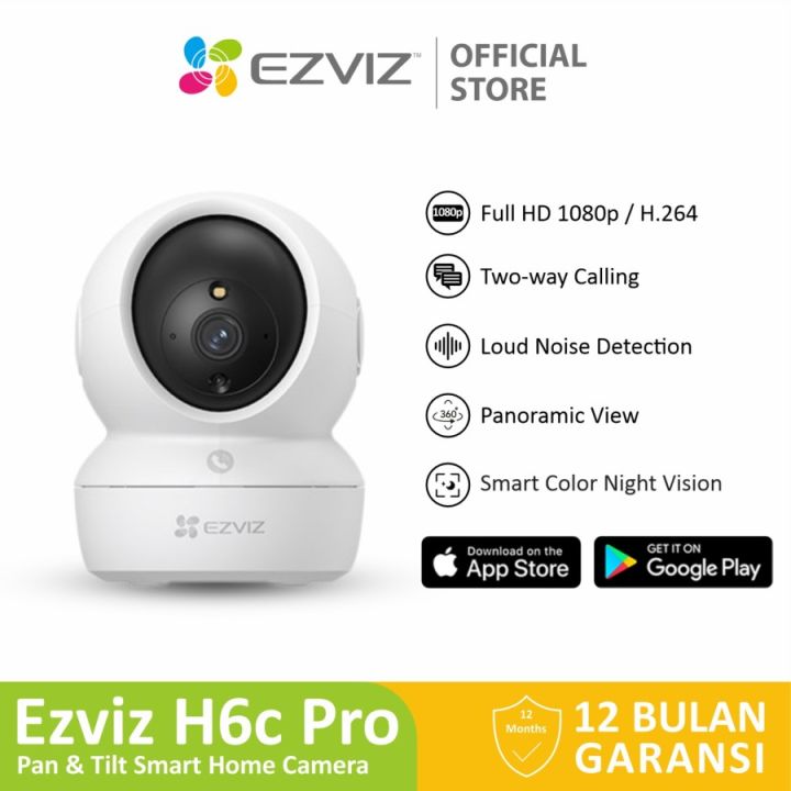 Ezviz H6c Pro 2MP Smart Wifi Pan Tilt IP Camera CCTV Indoor 1080p ...