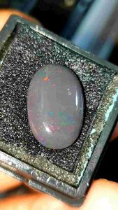 batu kalimaya black opal solid asli banten