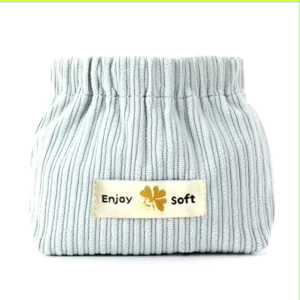 Masterbag - Pouch Mini Dompet Solid Color Corduroy Lipstick Koin Kabel Serbaguna