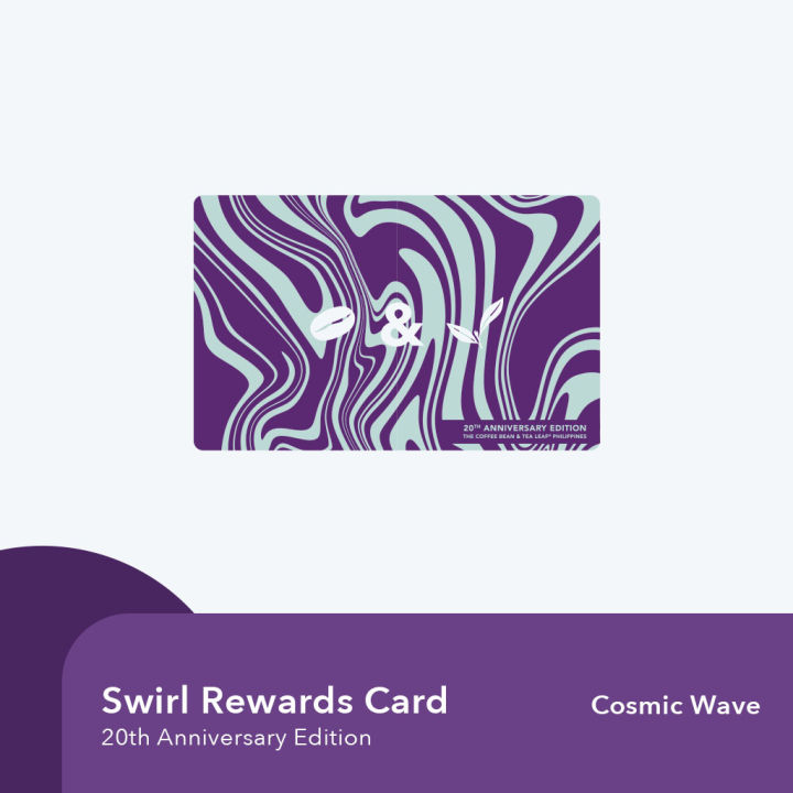 The Coffee Bean And Tea Leaf Swirl Rewards Card Cosmic Wave Lazada PH