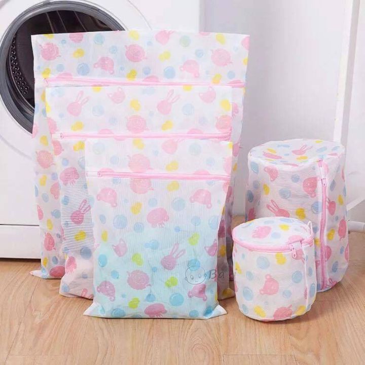 Bộ 5 Túi Giặt Đồ Bảo Vệ Quần Áo- túi giặt đố chuyên dụng cho máy giặt. đủ size để bạn sử dụng vào nhiều mục đích