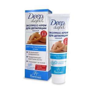 ❈Russian floresan hair removal cream almond chamomile mild non-irritating armpit and leg hair 100ml❄