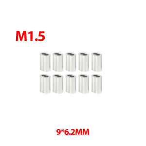 200ชิ้นสายคู่หลุมแขนหนีบ M1-M4ลวดปลอกสายอะลูมิเนียมคลิปหนีบหัวเข็มขัดเครื่องมือช่างที่หนีบลวดสลิง