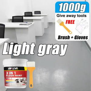 🔥50 years durable+free trial🔥3 In 1 Epoxy Floor Paint 5000g Wear-Resistant Epoxy Resin Floor Paint Suitable For Warehouse Workshop Outdoor Indoor Office Gym Factory Playground Shopping Mall Cement Waterproof Coating Tiles Floor Paint