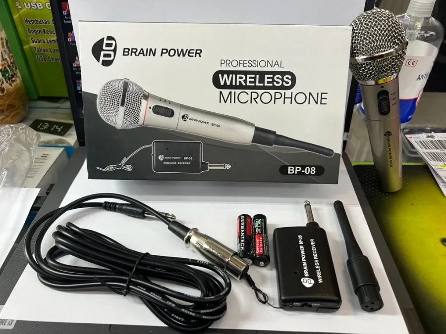 Microphone Wireless Jarak Jauh Terbaik Tanpa Kabel Karoke Suara