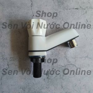 Vòi Lavabo  JBT rửa tay rửa mặt chất liệu nhựa liên kết 1 đường nước lạnh ren 21