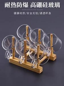 【Ship in 24H】现货玻璃小茶杯家用简约透明耐热加厚品茗杯功夫茶具带把组合杯茶碗Glass small tea cups for household use simple transparent heat-resistanttdgrrkdxn聚百货旗舰店20250606