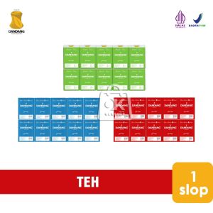 (1 Slop) Teh Tubruk Dandang Hijau / Merah / Biru isi 10 pcs