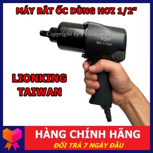 Máy Tháo Lắp Ốc Siết Mở Bulong Dùng Hơi Đầu 1/2 Đài Loan - Vỏ Thép Không Gỉ Siêu Bền - Bảo Hành 6 Tháng