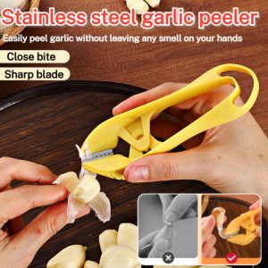 Garlic Peeler Stainless Steel Garlic Muddler Manual Household Close Bite Bulk Environmentally Friendly