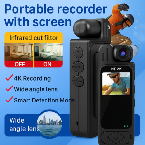 WiFi Sports Action Camera with 4K HD screen Rotatable for sports Riding Vlogging recording