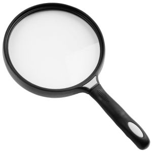 DEER 3X HD Handheld Magnifier Large Lens 130 Mm Reading Magnifier Low Vision Aids Provide Close View Microscope Lens Experiment