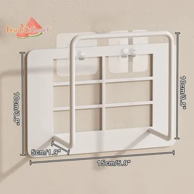 Versatile Wall-Mounted Router & Set-Top Box Holder - No-Drill Multi-Purpose Storage Shelf 免打孔多功能路由器/机顶盒置物架