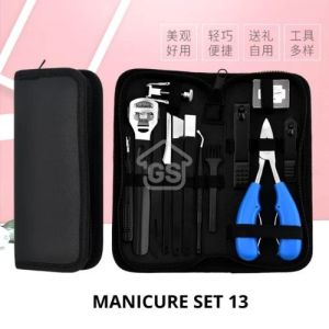Manicure Set 13 in 1 Alat Perawatan Kuku - Gunting Kuku Cantengan Set 13 Perawatan Kuku